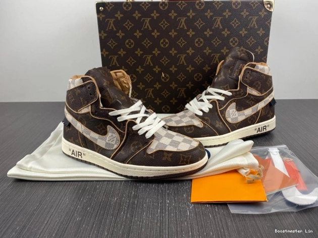 Boostmaster lin LV Air Jordan x 1 OFF-WHITE 0824